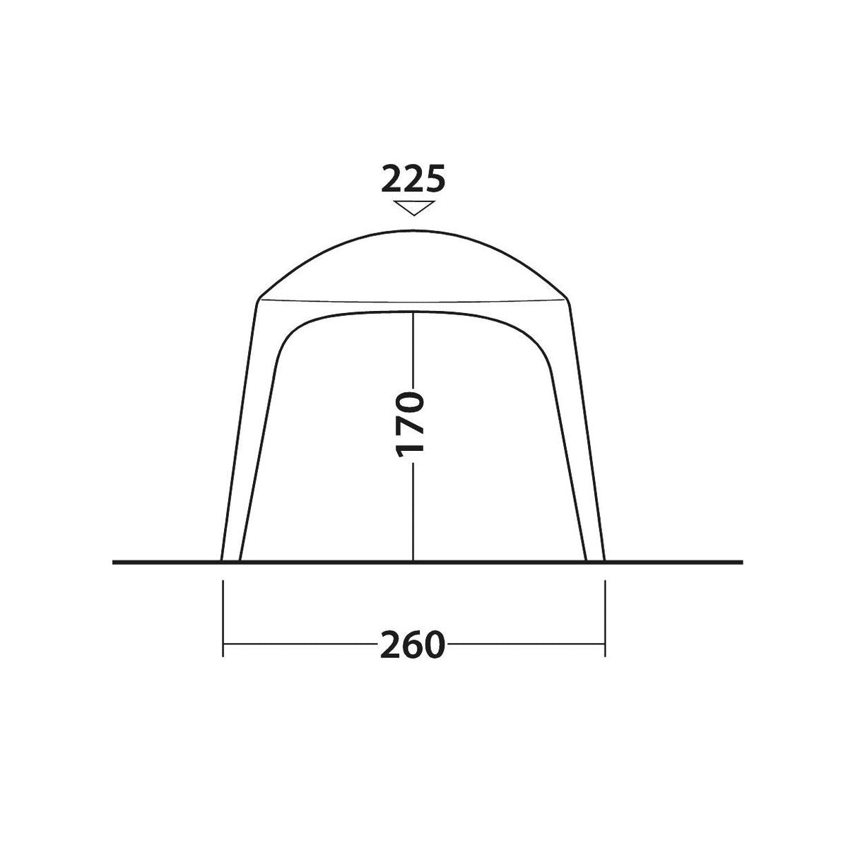 Outwell Dakota Shelter M Enclosed Event Shelter