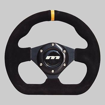 250mm Black Leather Steering Wheel + Boss fits Citroen AX 1987>1989
