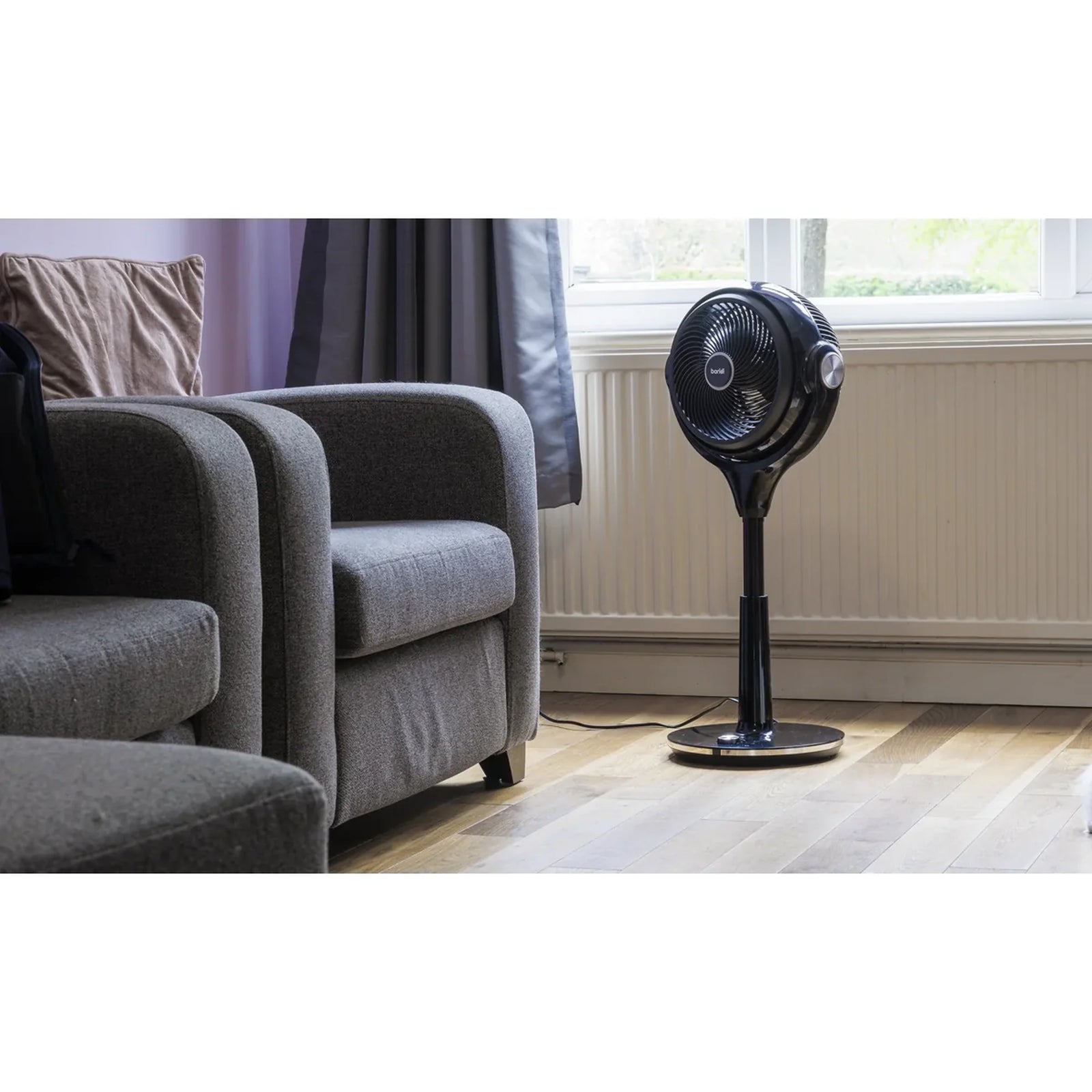 Baridi 10" Pedestal Fan DH143 with Remote Control & Timer