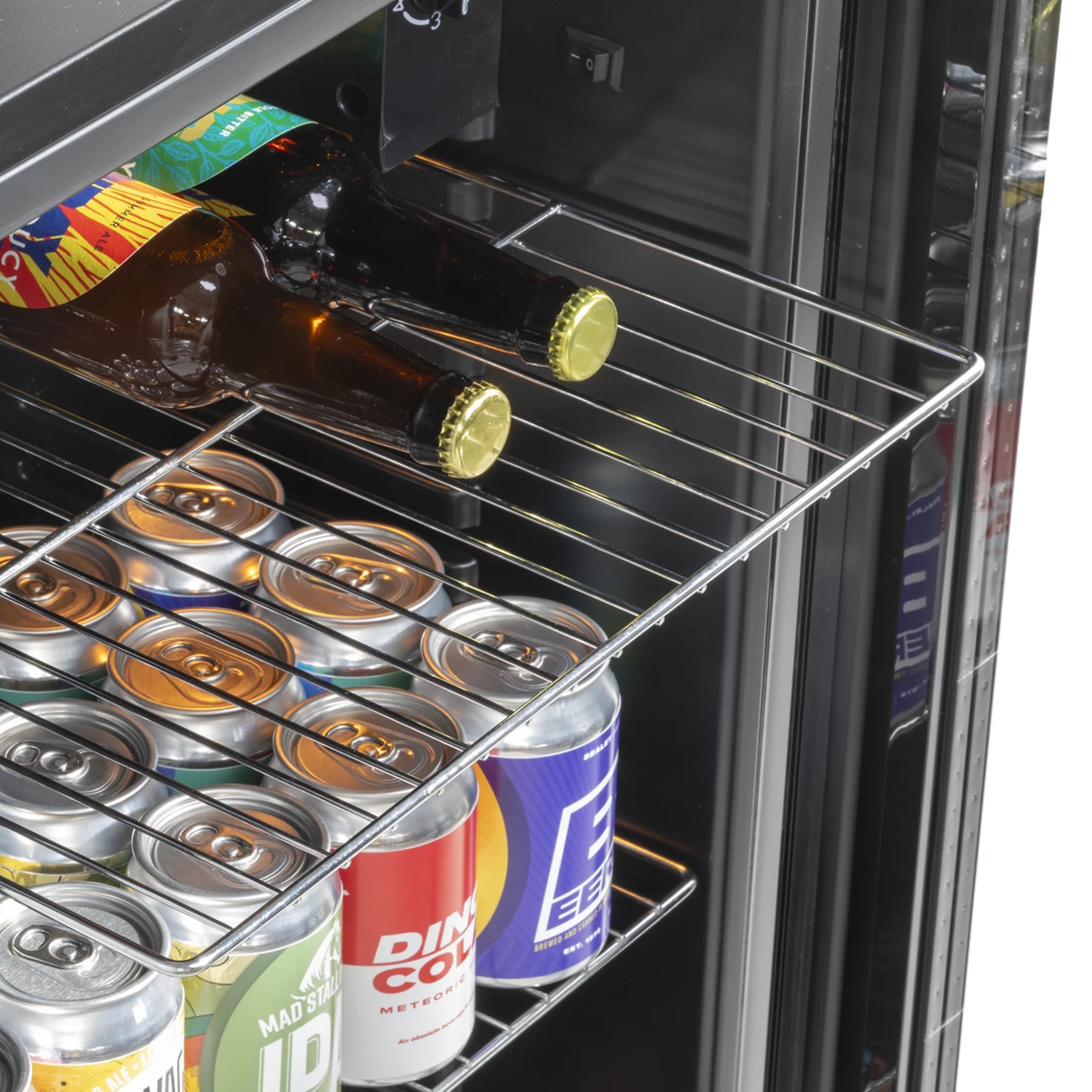 Baridi Undercounter Fridge DH13 80L with Wire Shelves & Lock