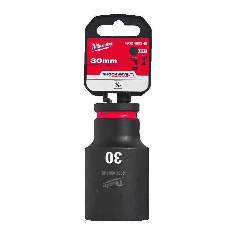 Milwaukee Hex Socket Shw 1/2 Deep 30mm-1Pc 4932480348