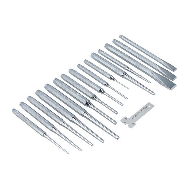 Laser Punch & Chisel Set 16pc