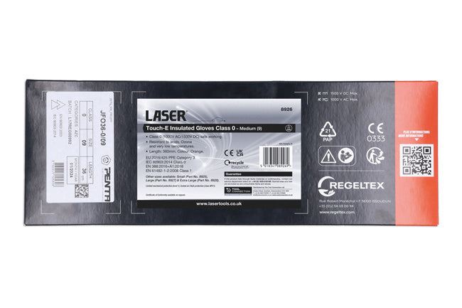 Laser Touch-E Insulated Gloves Class 0 - Medium (9)