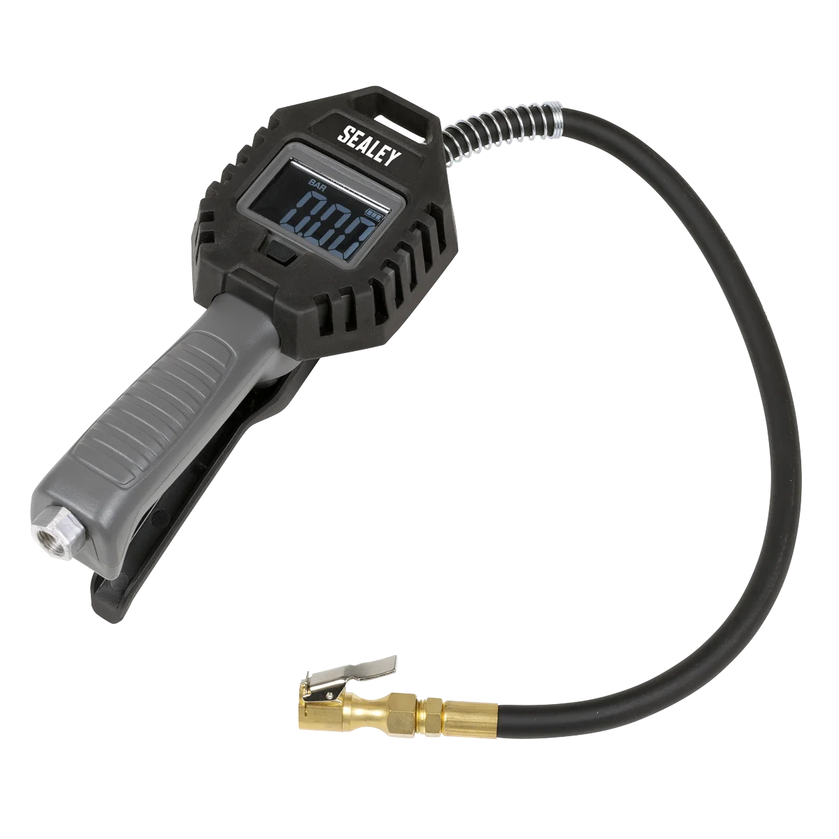 Sealey Rechargeable Tyre Inflator SA500 15bar with Clip-On Connector