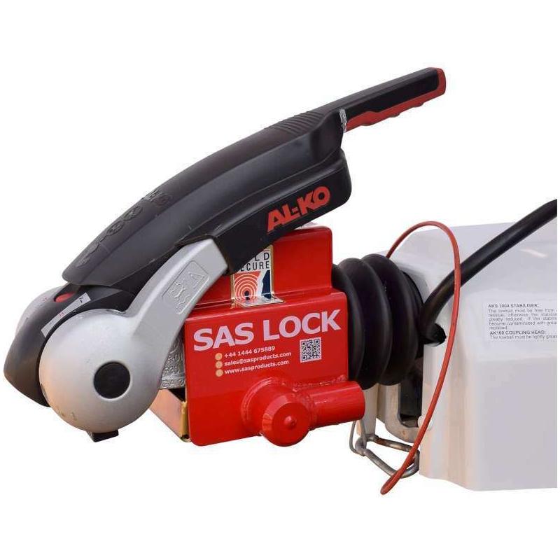 SAS Fortress 2 Gold Hitch Lock For AL-KO Stabilising Head Bailey & Swift Caravan