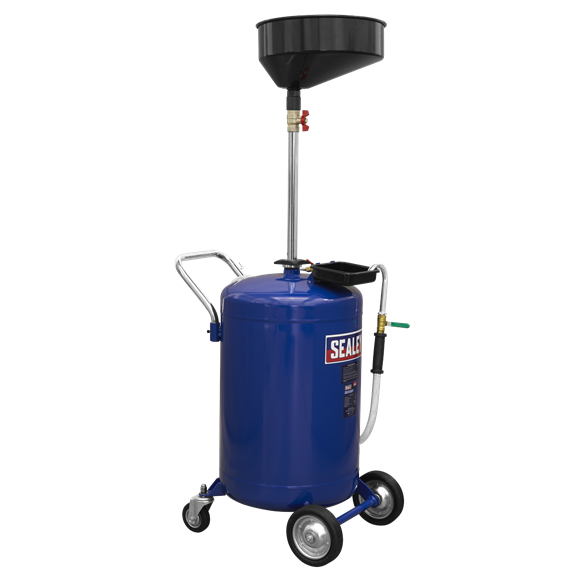 Mobile Oil Drainer 110L Air Discharger