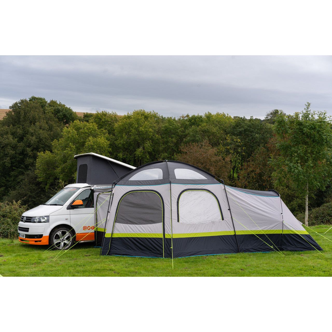 Olpro Hive Campervan Awning (Fibreglass Poles) - with Sleeping Pod