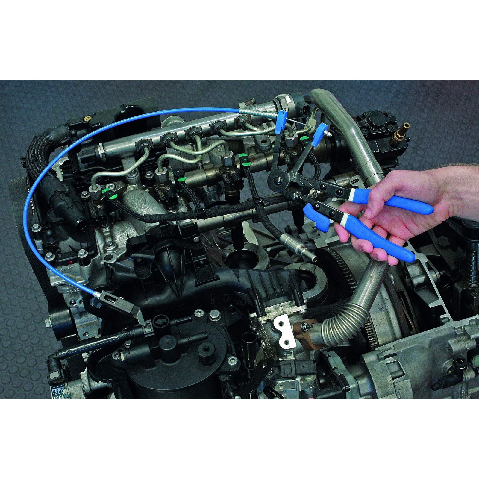 Laser Button Connector Pliers with Flexible Cable 7407