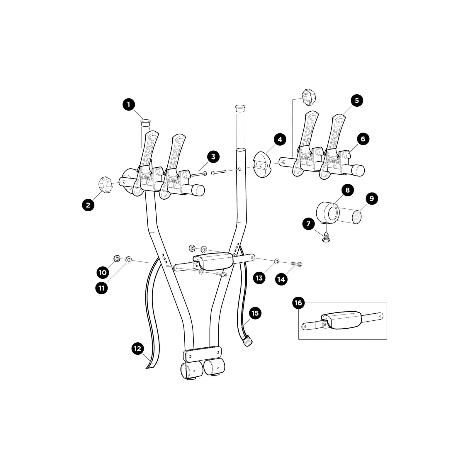 Thule Strap 600mm w/o Buckle 970