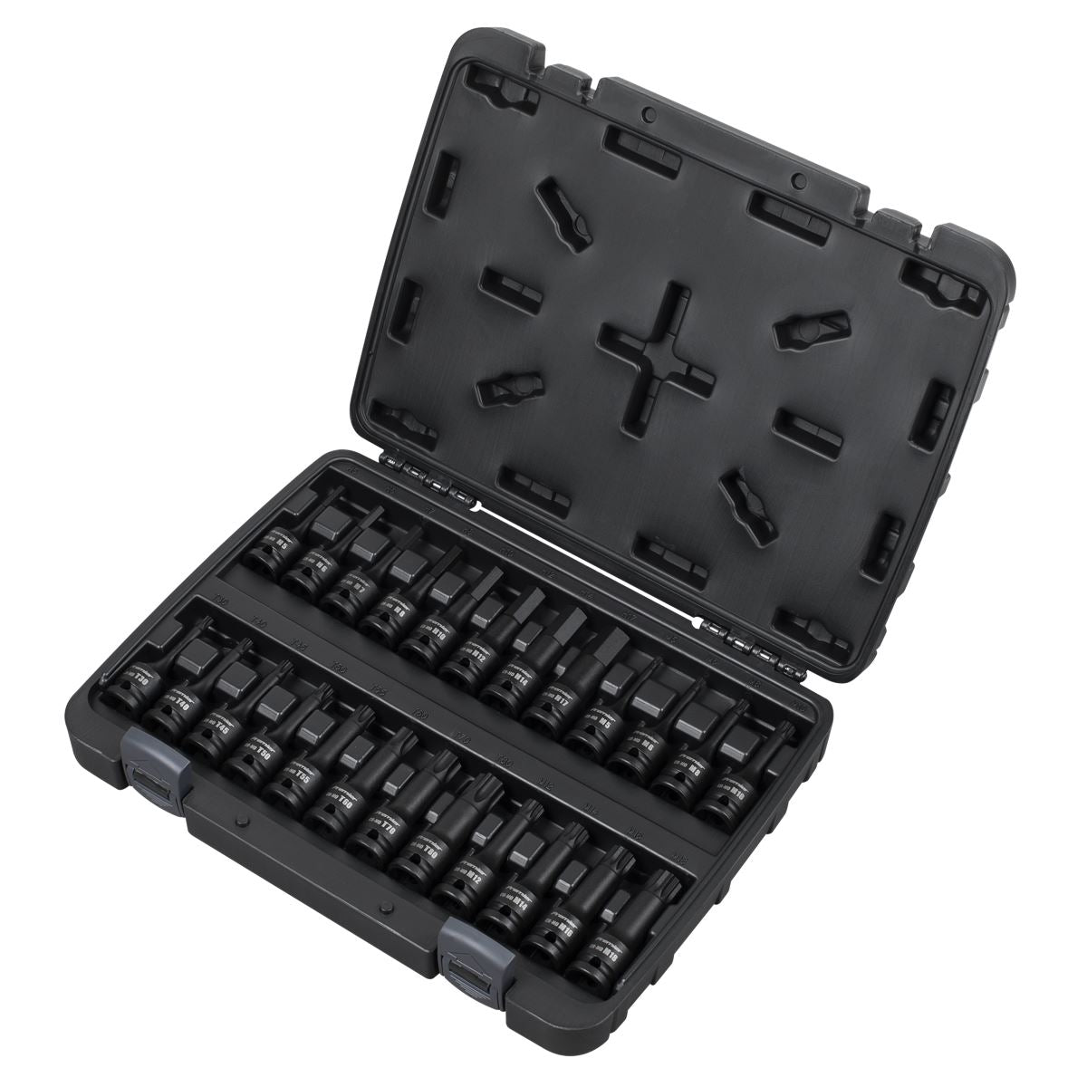 Premier Hex/TRX-Star*/Spline Impact Socket Bit Set 1/2"Sq Drive 24pc