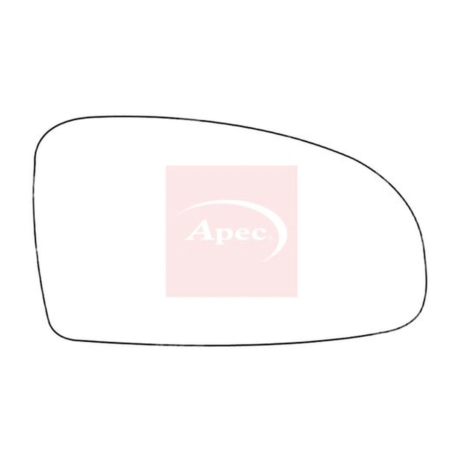 Apec Exterior Wing Mirror Glass Right AMS2686