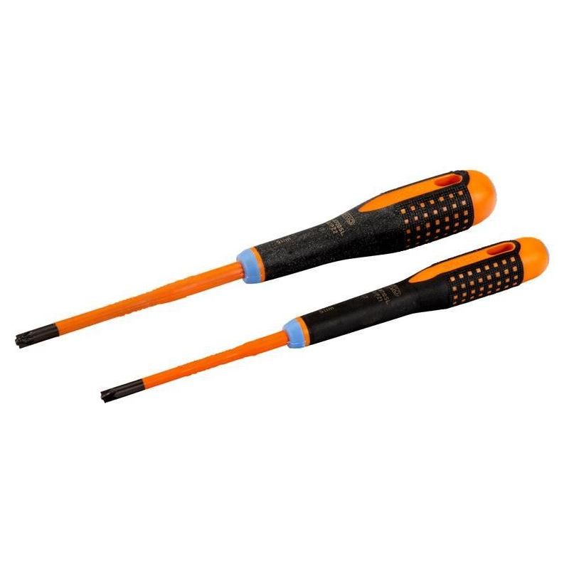 Bahco BE-9890SL ERGO™ Slim VDE Insulated Screwdriver Set, 2 Piece