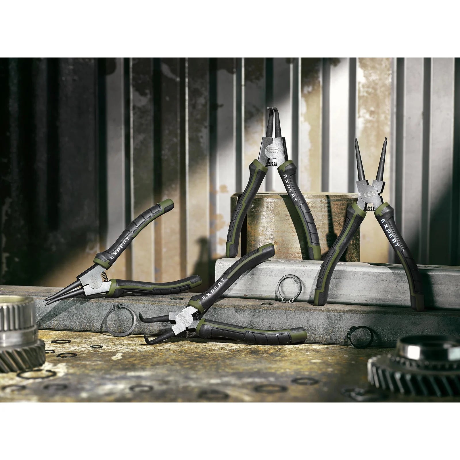 Draper Expert Circlip Pliers Set, 180mm (4 Piece) - PL-EX/CP-SET
