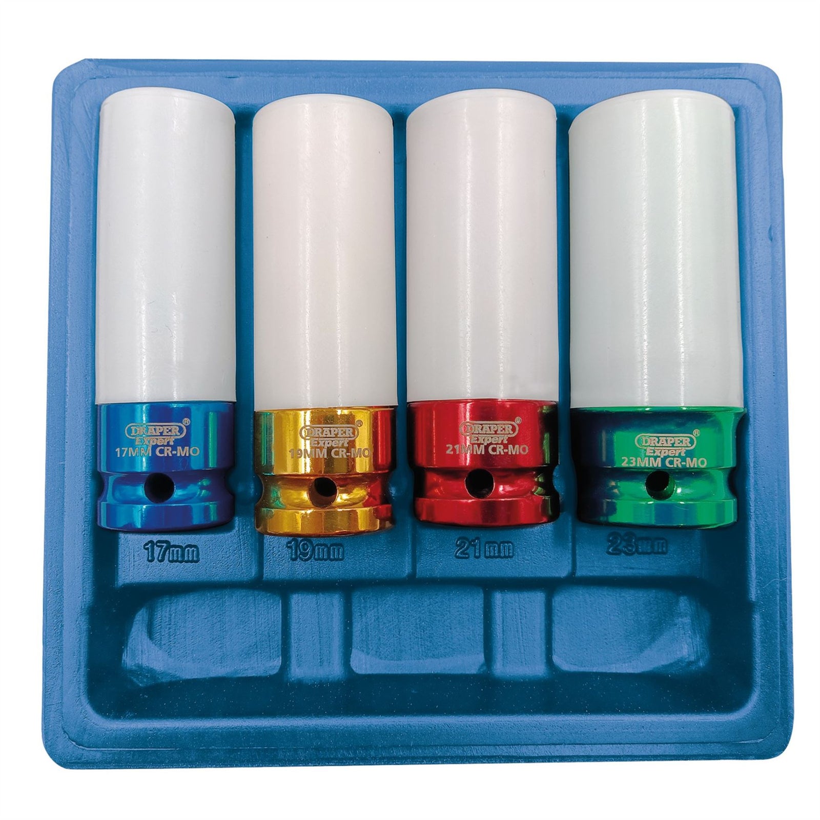 Draper Wheel Nut Socket for Alloy Wheels, 1/2" Sq. Dr. (4 Piece) 82972