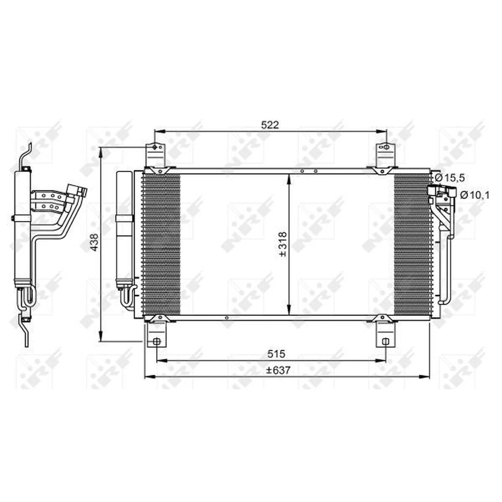 NRF Air Conditioning Condenser 35949