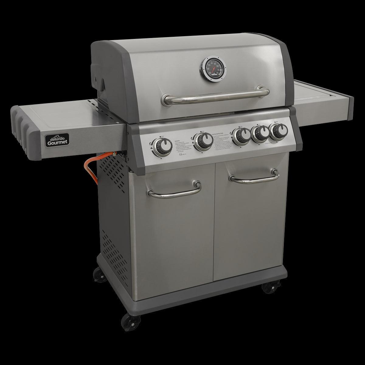 Dellonda 4+1 Burner Deluxe Gas BBQ