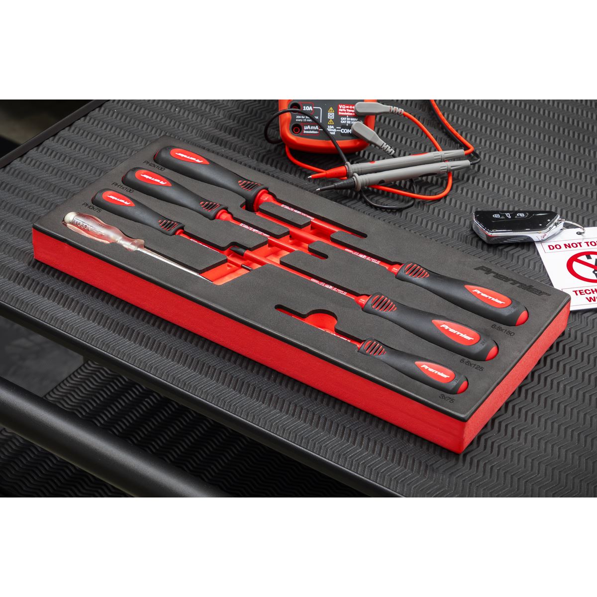 Sealey Premier Premier Screwdriver Set 7pc - VDE Approved TBTE04