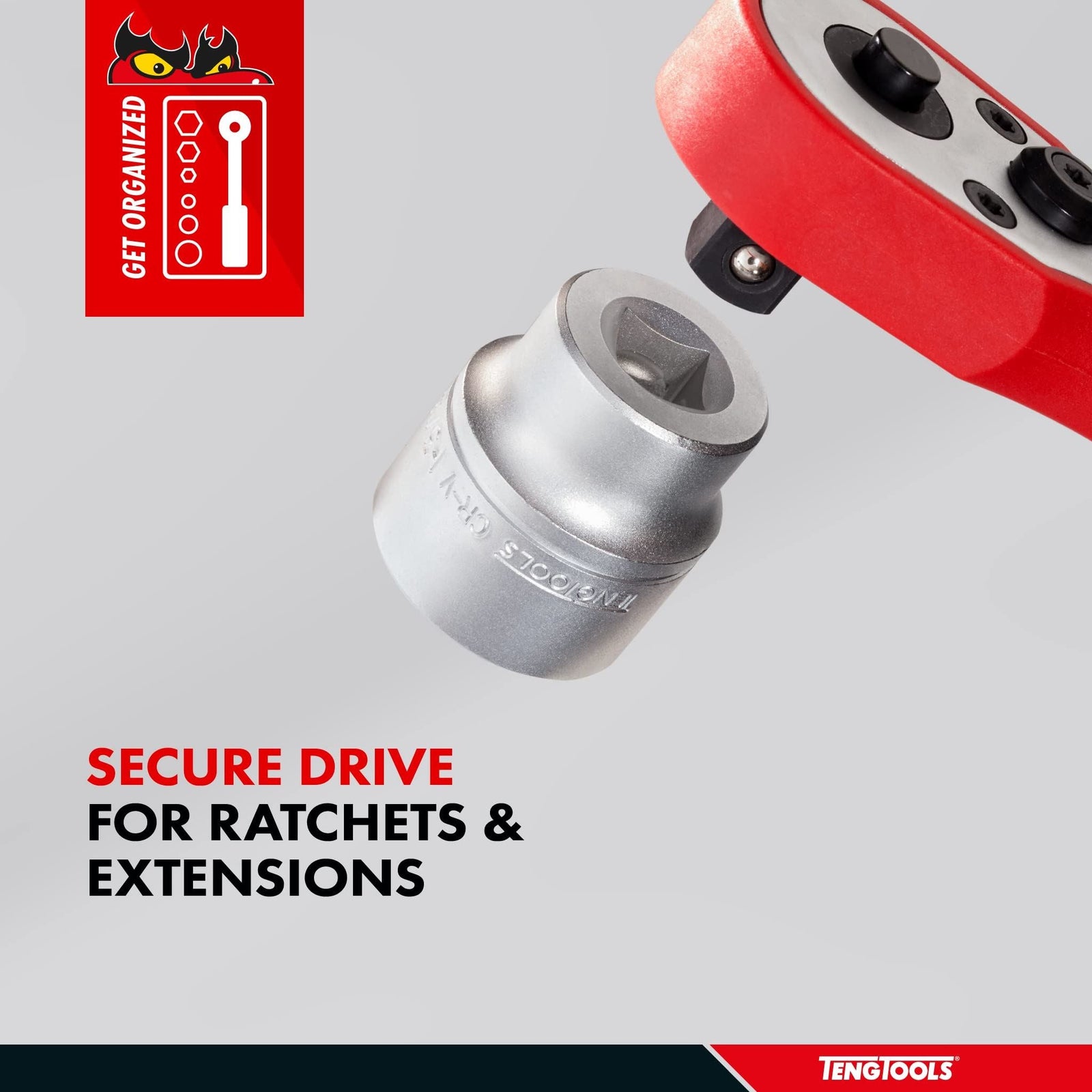 Teng Tools 1/2" Socket 12 pt AF 9/16"