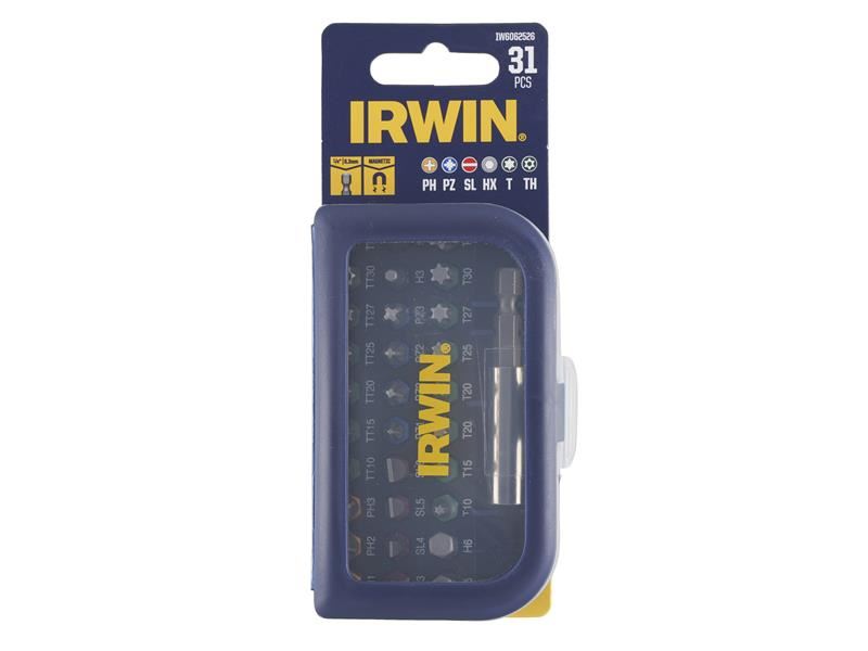 Irwin® Colour Coded Screwdriver Bit Set, 31 Piece