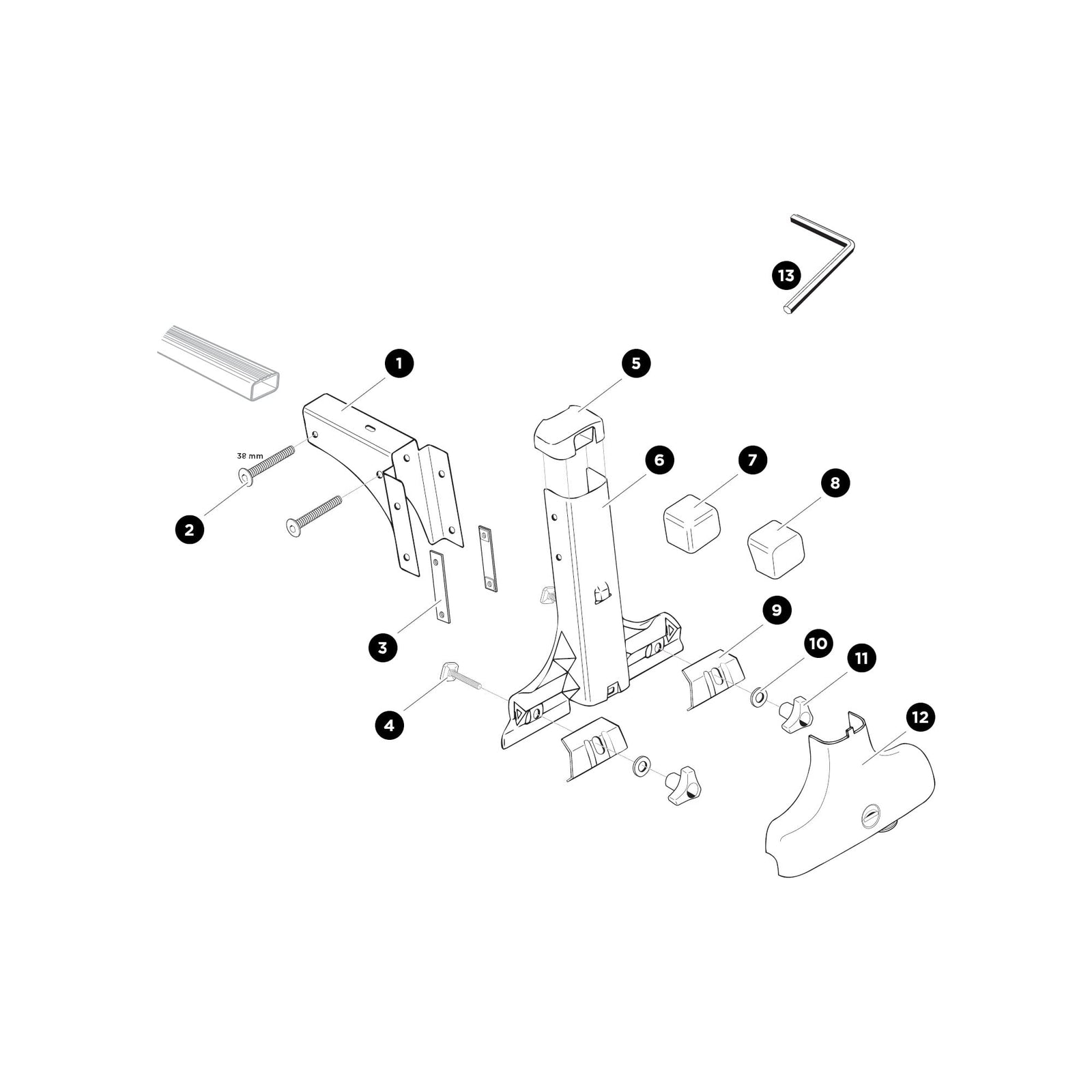 Thule Upper Plate for Sport & Cargo Carriers