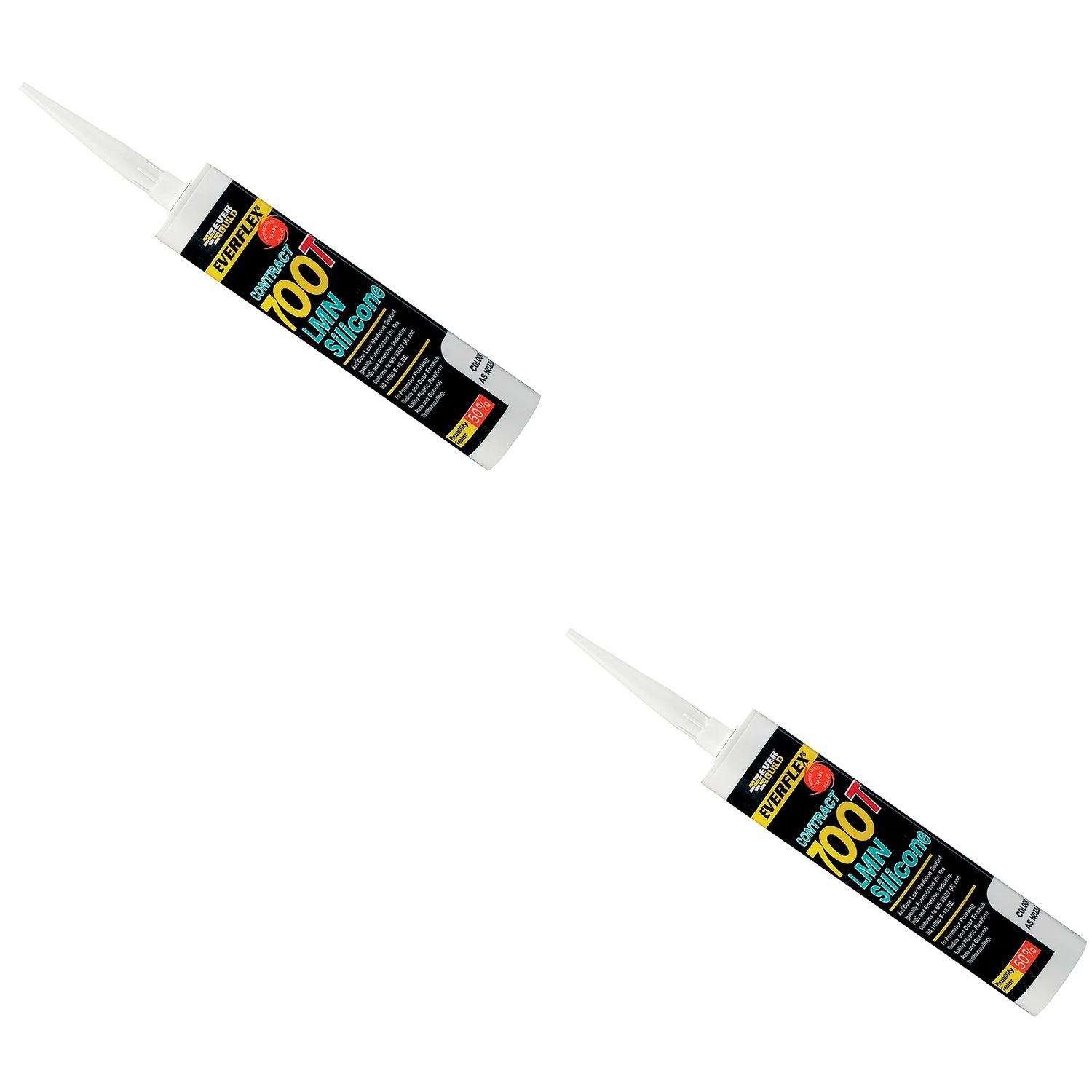Everbuild Sika LMN Silicone 700T White 300ml - 486161