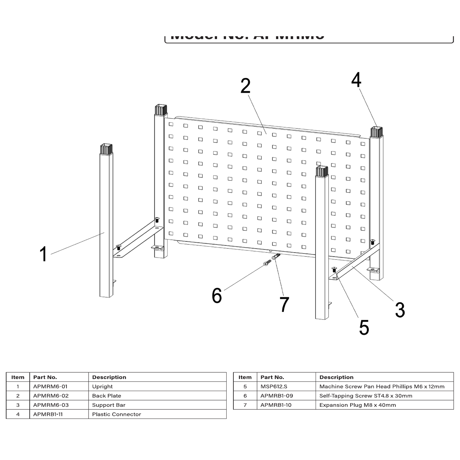 Sealey Upright APMRM6-01