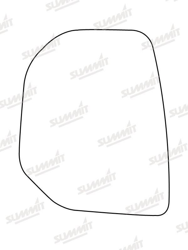 Summit Stick-On Commercial Mirror Glass fits Citroen Berlingo, Peugeot Partner LHS