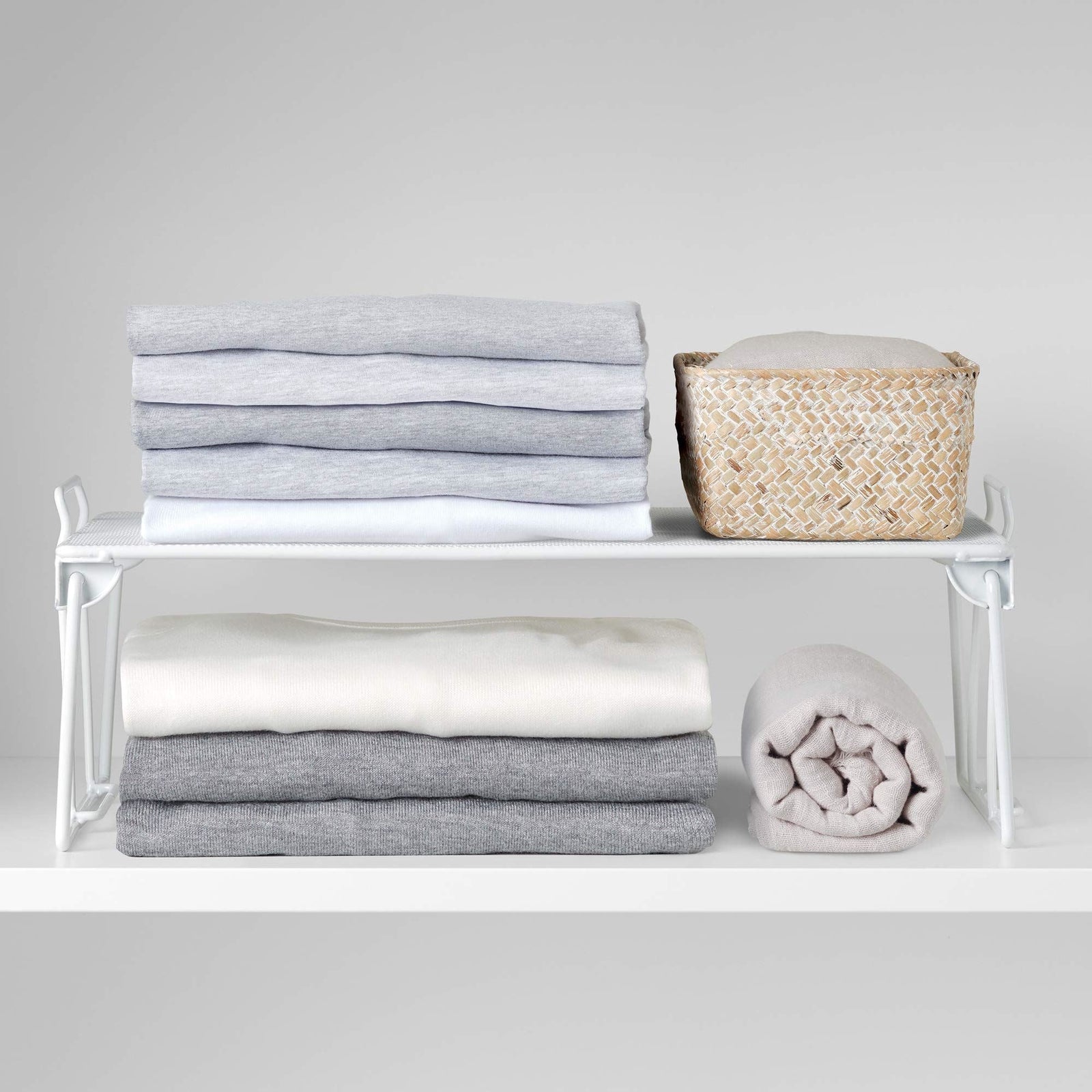 White Stackable Shelf 2092