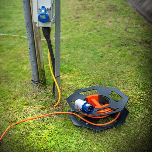 Maypole 25m Cable Tidy Reel for Caravan Site Leads Garden Hoses EV Charging Cables