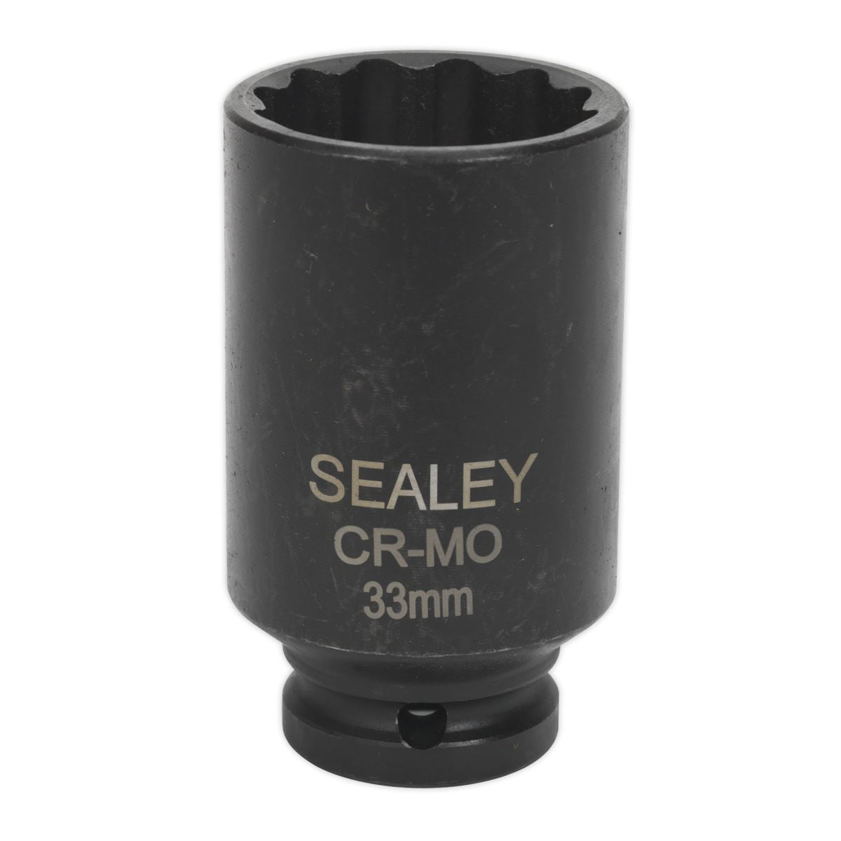 Sealey Impact Socket 33mm Bi-Hex Deep 1/2"Sq Drive SX0041
