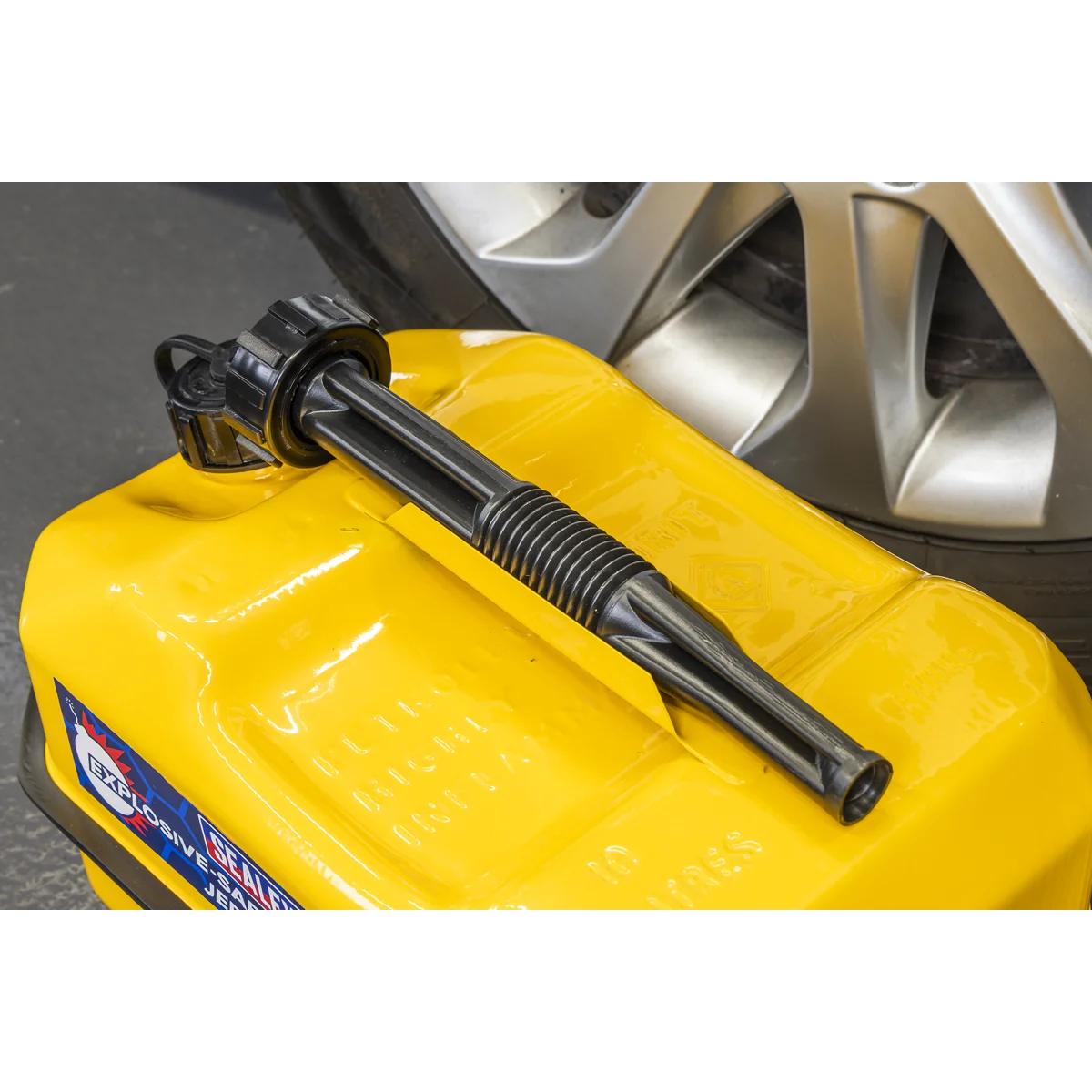 Sealey Explosive-Safe Jerry Can 10L - Yellow