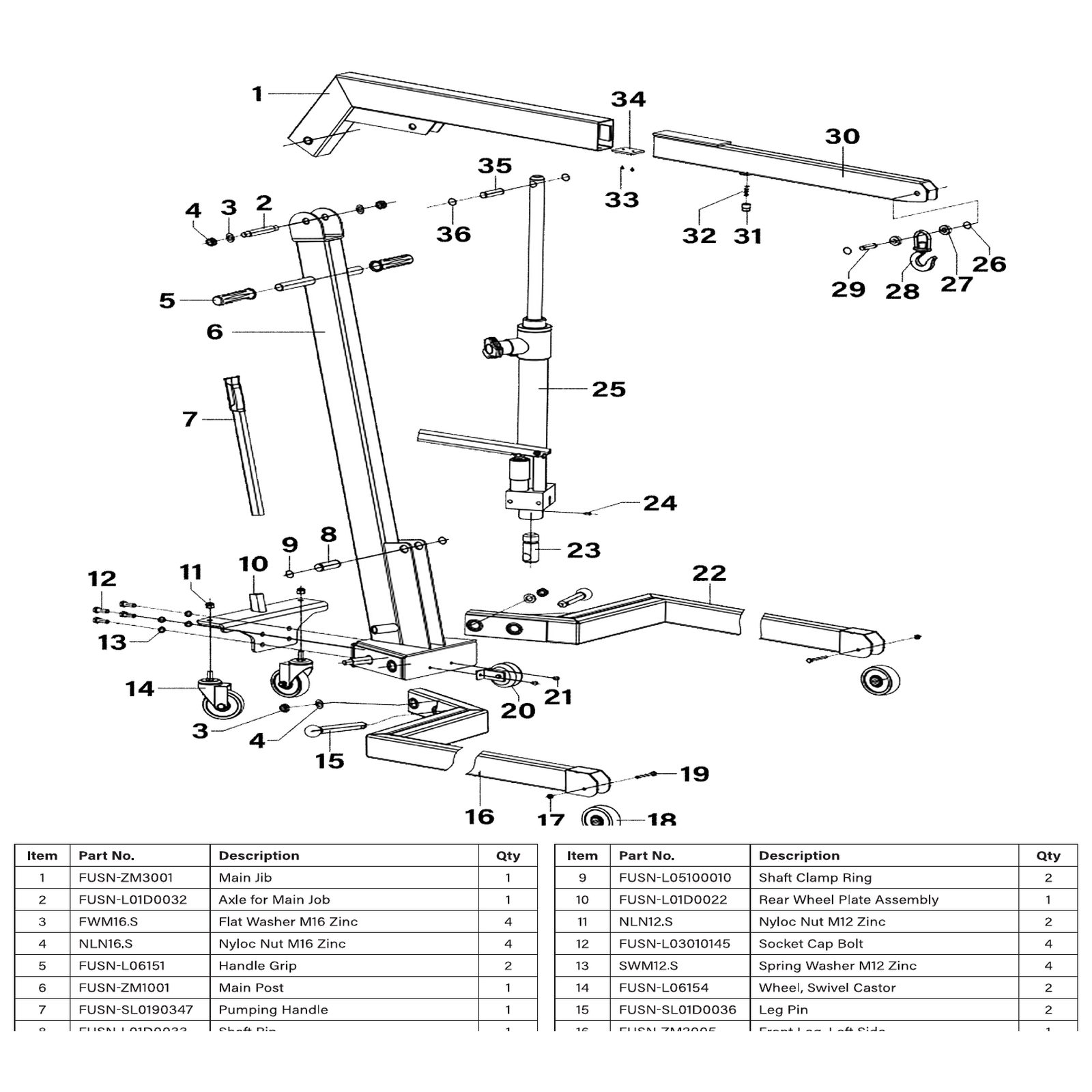 Sealey Socket Cap Bolt FUSN-L03010145