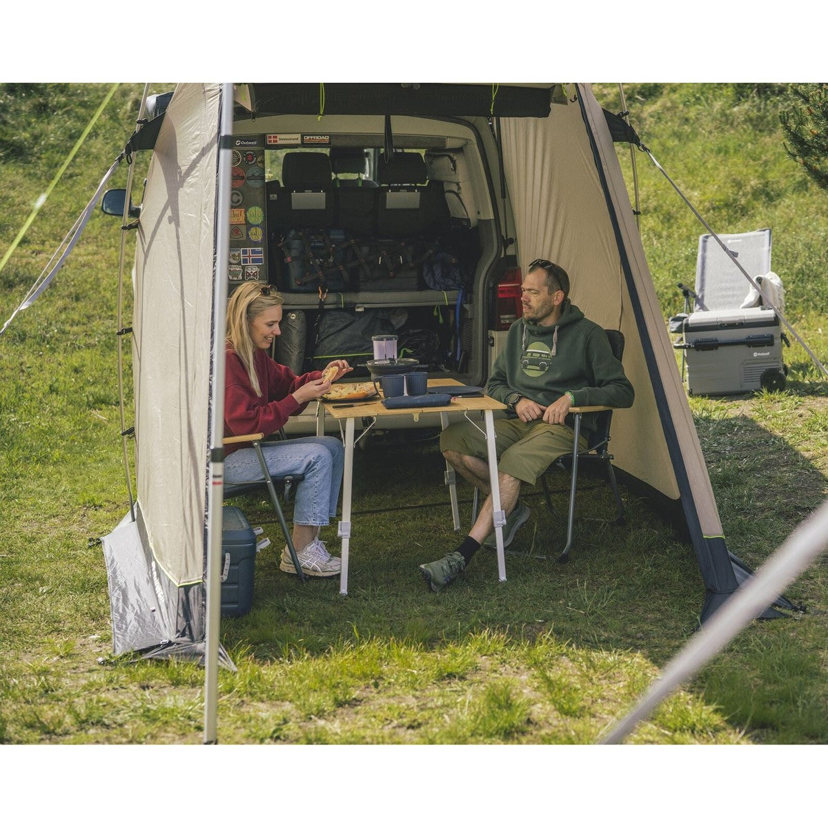 Outwell Sand Van Campervan Tailgate Rear Awning 175-205cm for VW Mercedes
