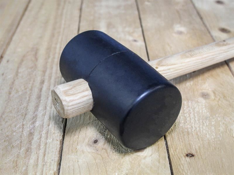 Faithfull FSC Black Rubber Mallet 28oz