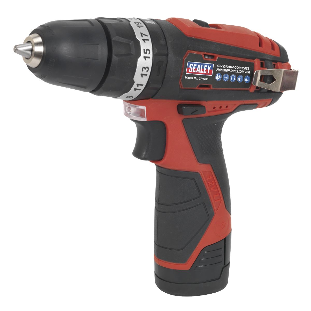 Sealey Cordless Combi Drill10mm 12V SV12 Series Body Only CP1201