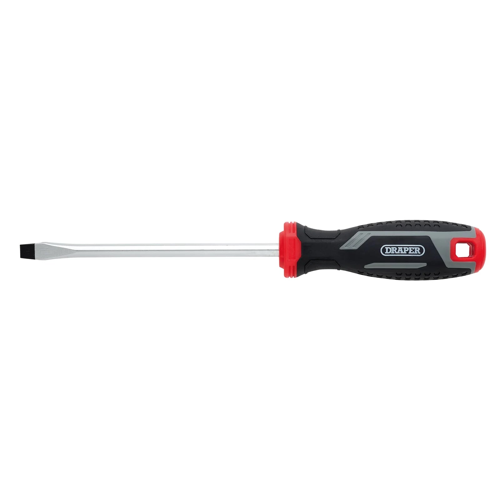 Draper Slotted Soft Grip Screwdriver, SL8 x 150mm - 200/SL