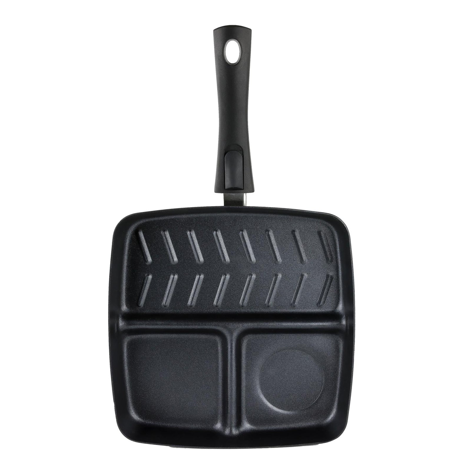 Leisurewize No Stick Tri Cooking Pan, 3 Sections