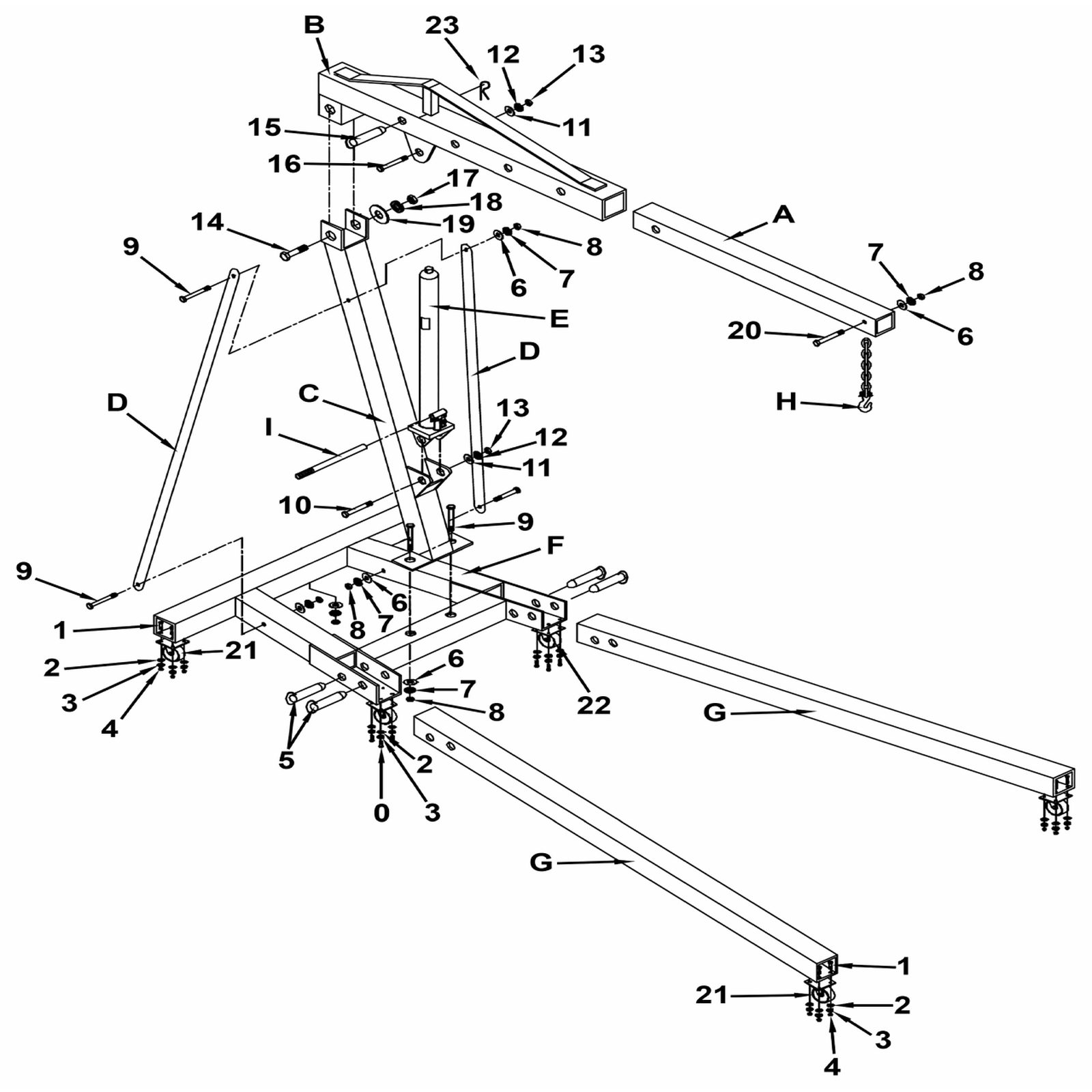 Sealey Chain (c/w Hook) SC10-V5-H
