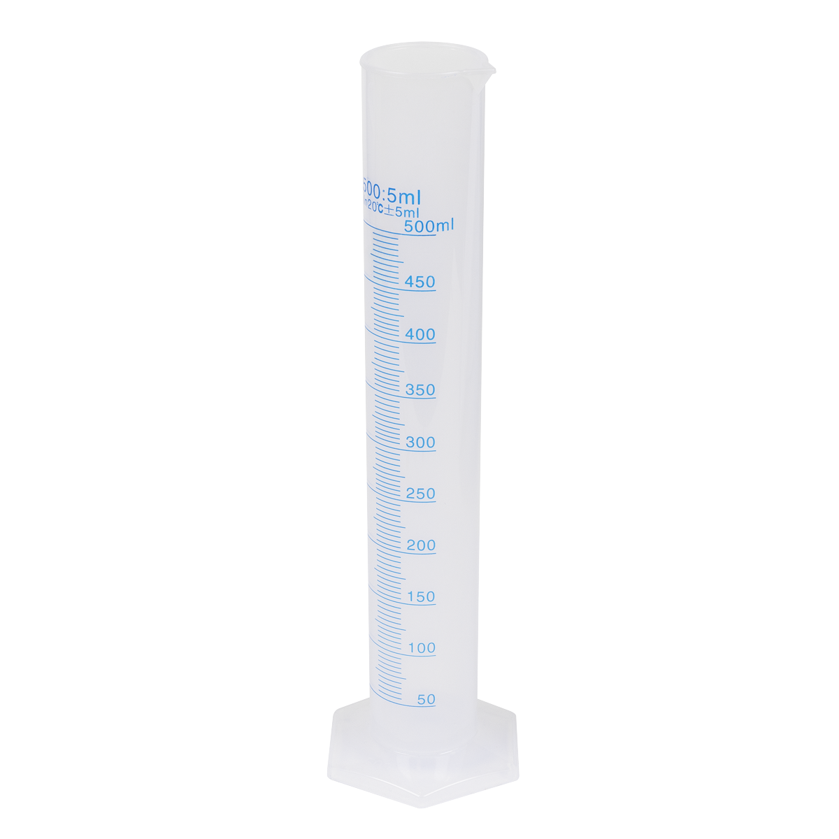 Sealey Measuring Cylinder 500ml Durable Polypropylene