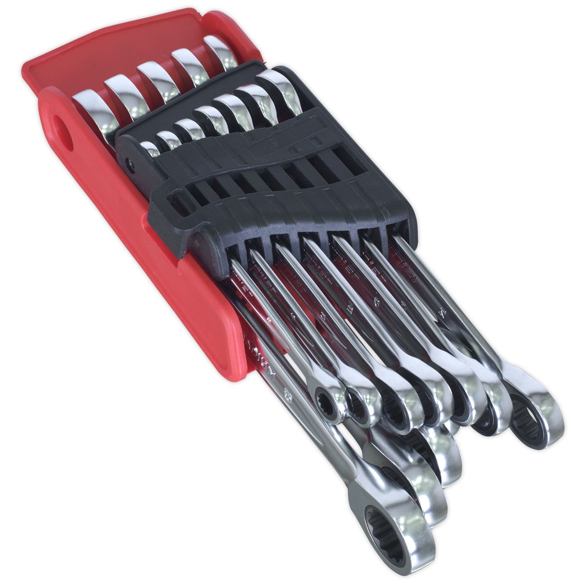Sealey Ratchet Combination Spanner Set 12pc - Metric AK63922