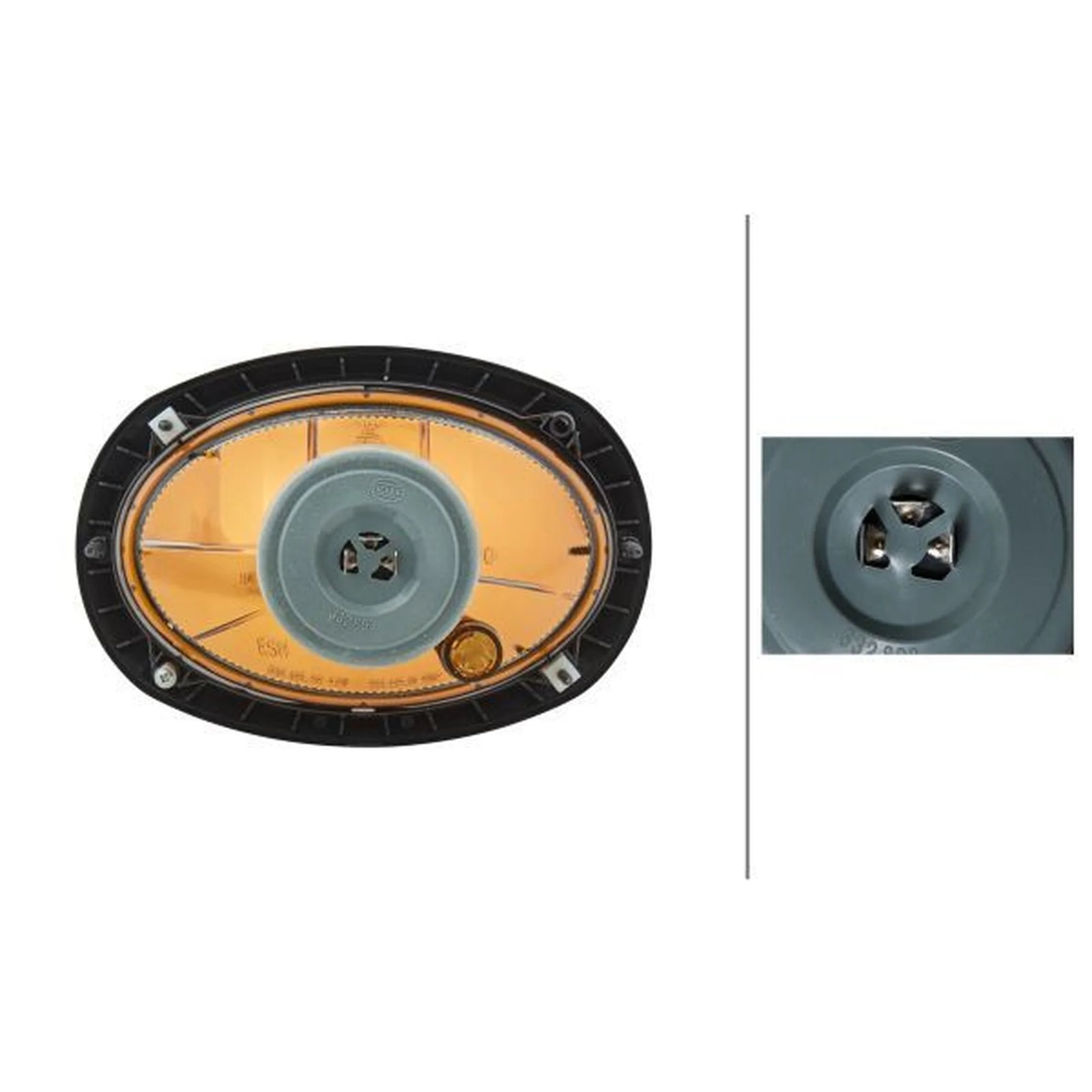 Hella Headlight Headlamp H4 Left 1AB 996 157-081