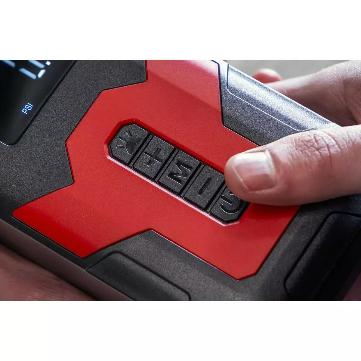 Sealey Tyre Inflator & Power Bank with Worklight Rechargeable 12v, CTI140