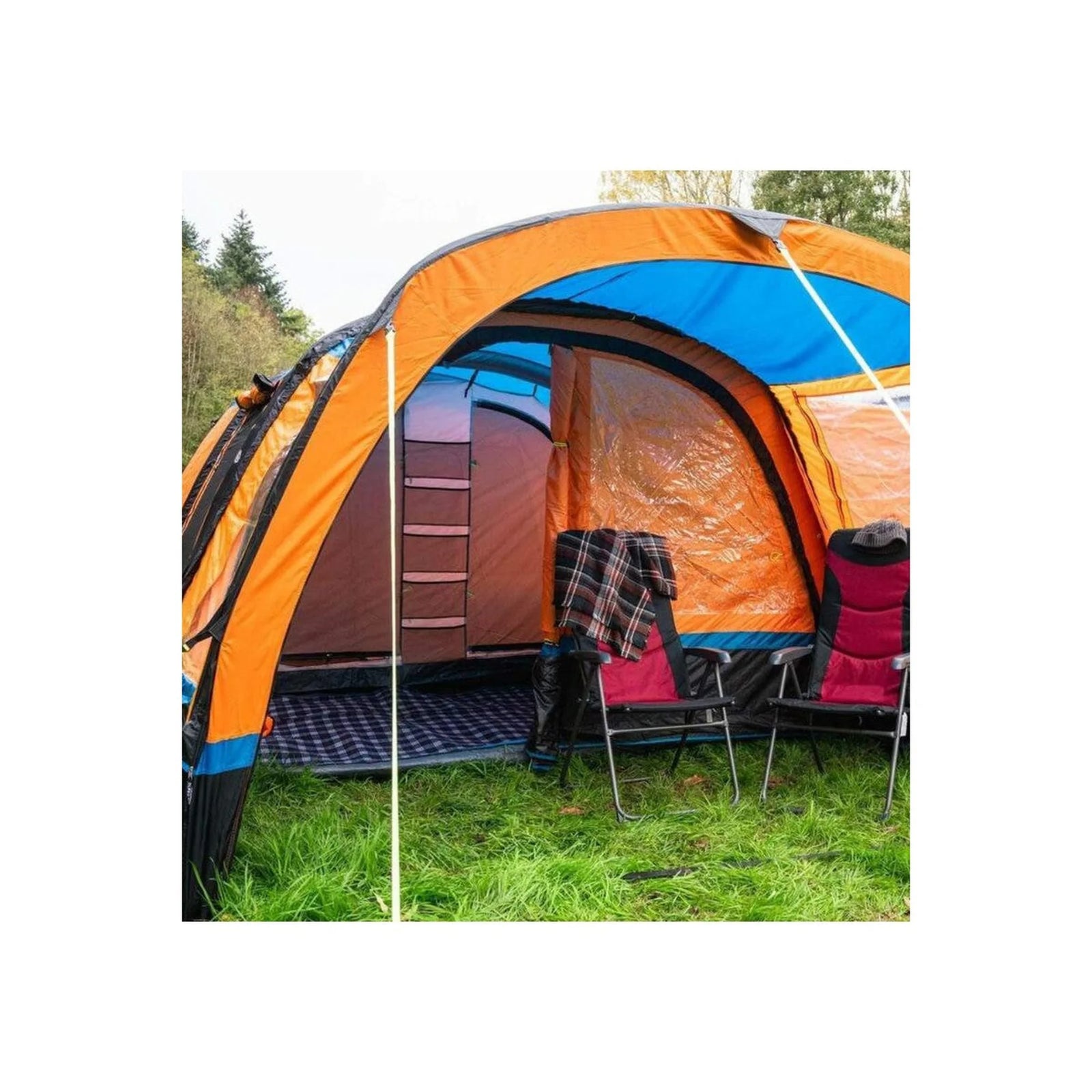 OLPRO Cocoon Breeze Campervan Awning Extension Orange & Black