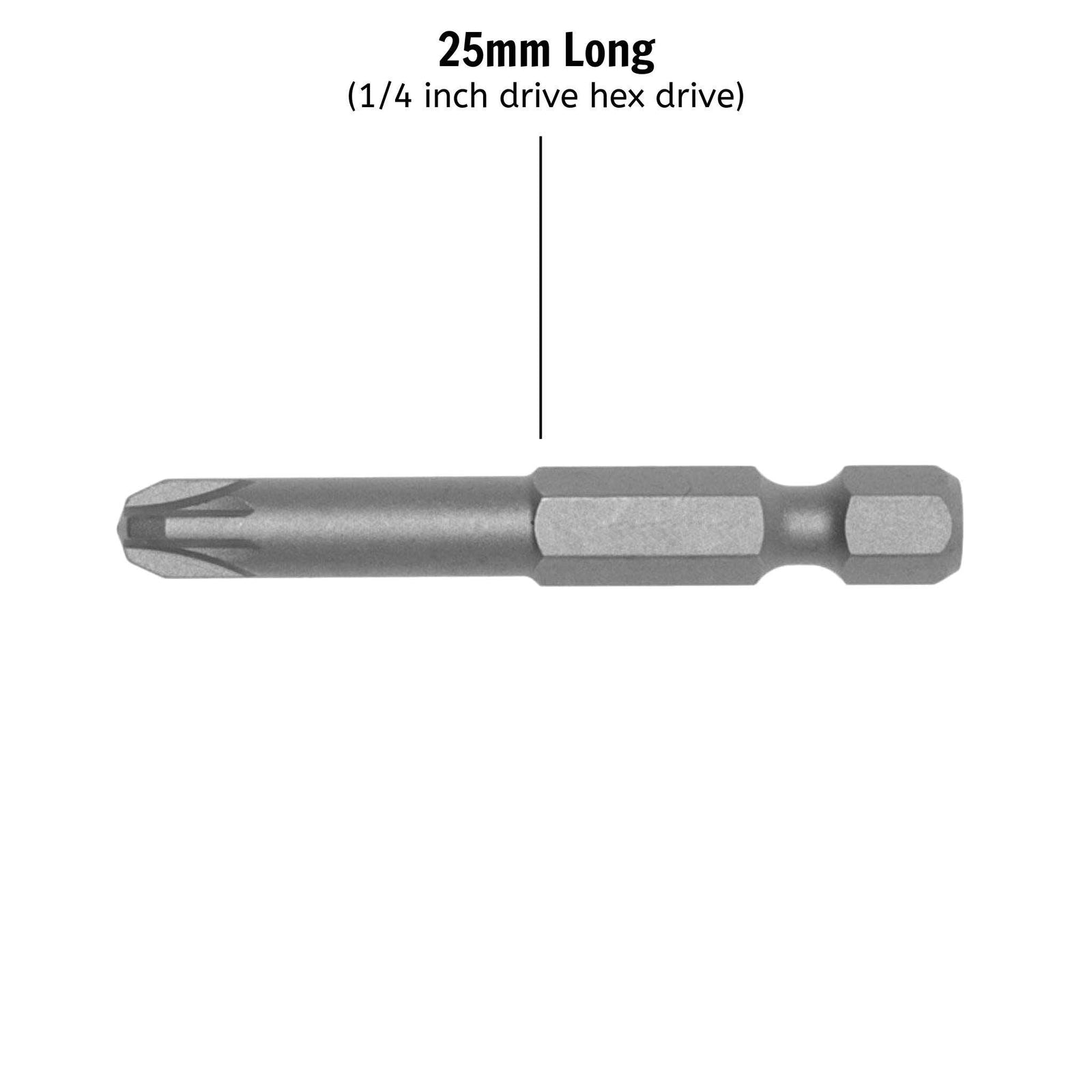Teng Tools 1/4" PZ Bits 25mm PZ3 10 pcs