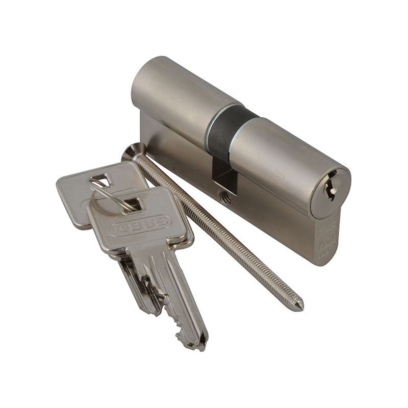 Abus Mechanical E60NP Euro Double Cylinder Nickel Pearl 35mm / 35mm Box