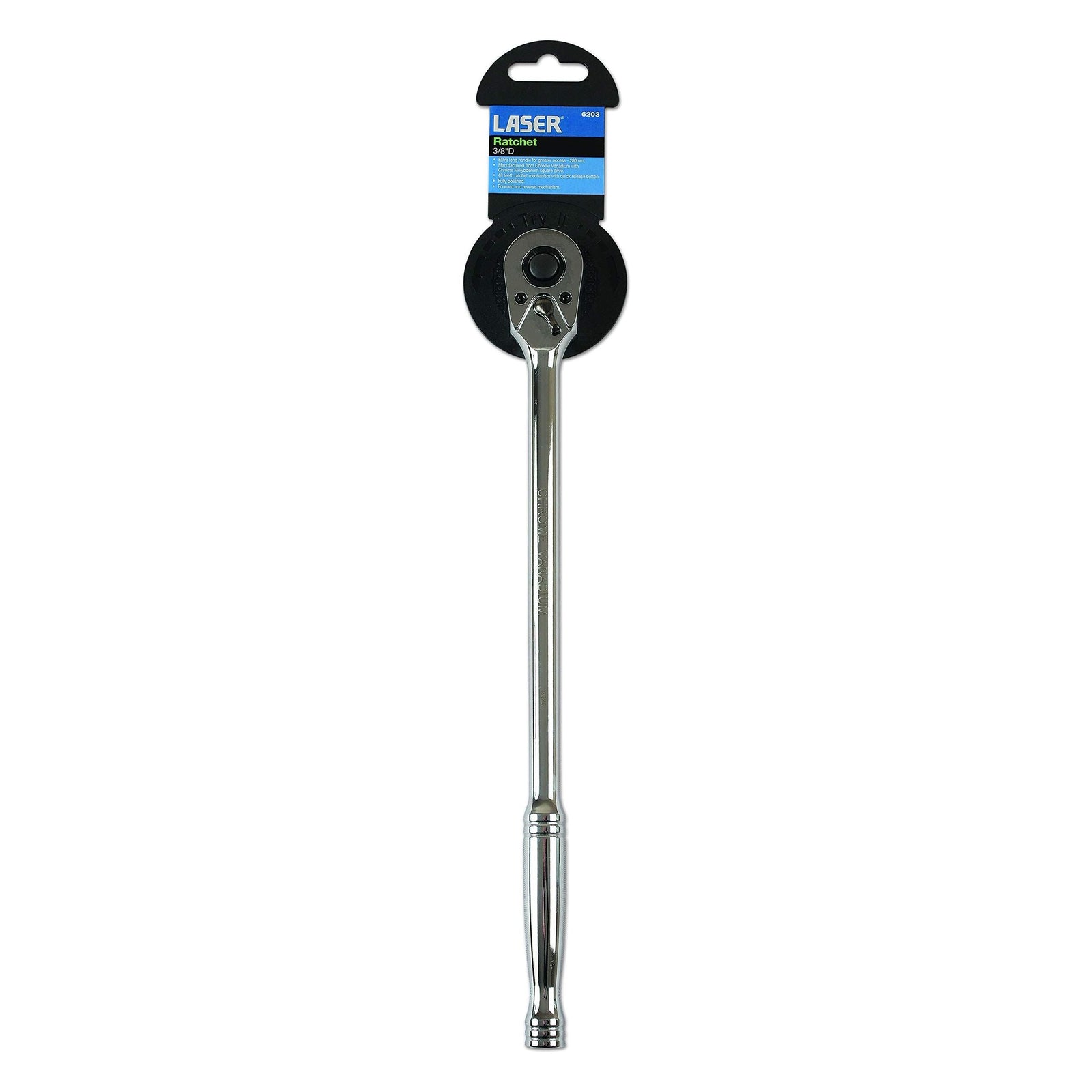 Laser Extra Long Ratchet 3/8"D 6203