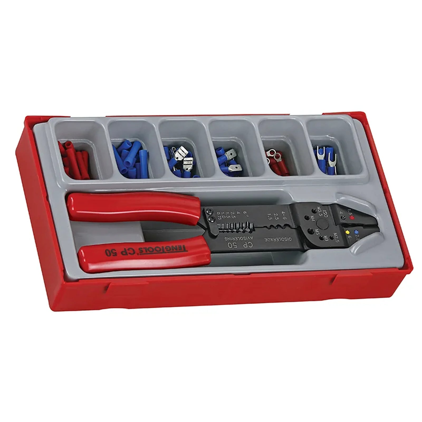Teng TTCP121 Crimping Tool Set, 121 Piece - TTCP121