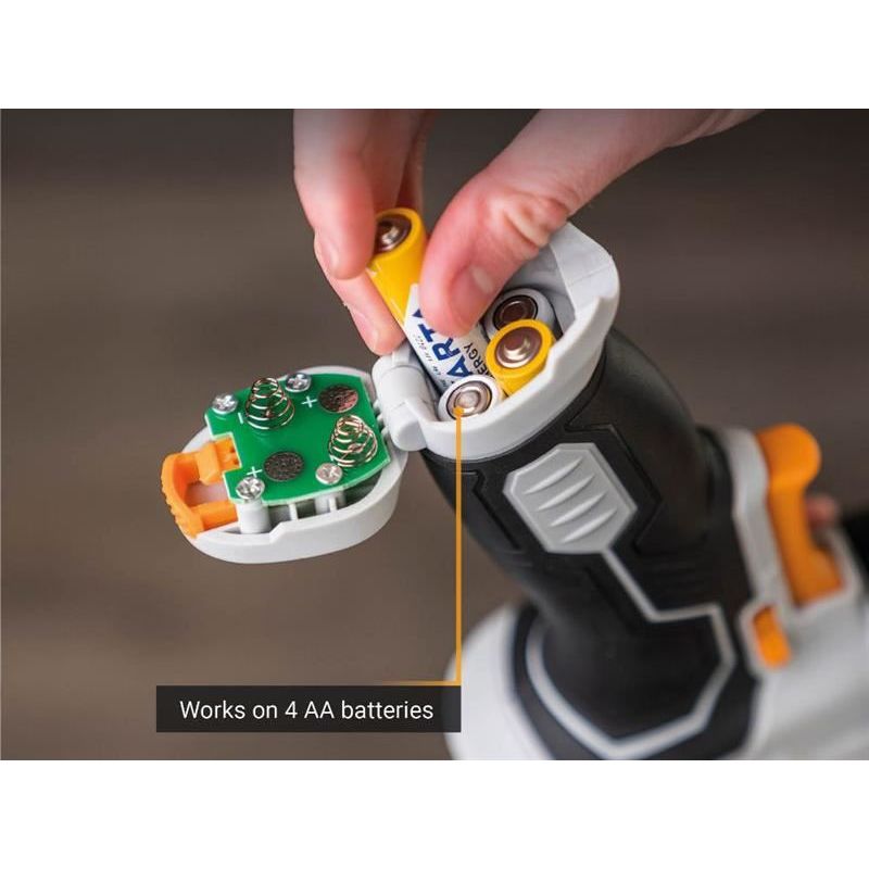 Batavia MAXXPUSH Caulking Gun with LED Light 6V (AA Batteries)