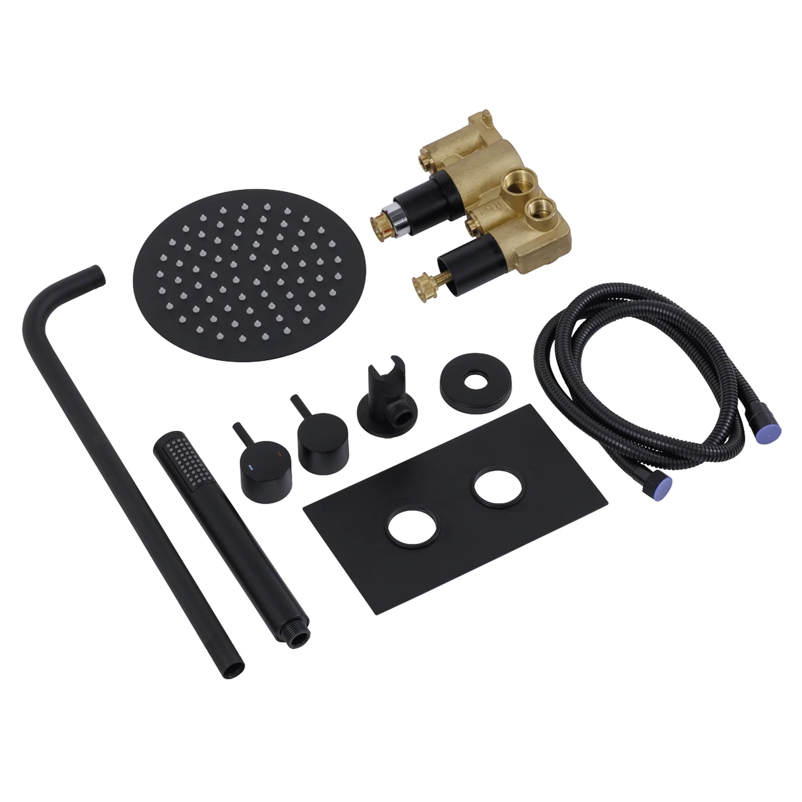 Baridi Concealed Thermostatic Shower Set DH319 20cm Round Head