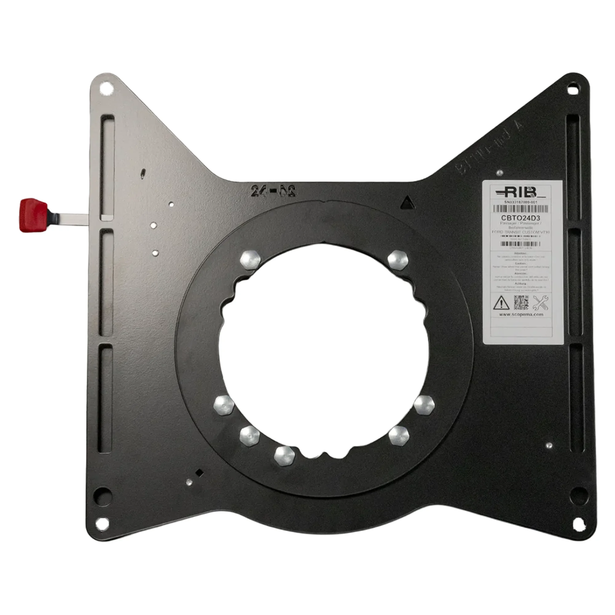 Scopema Passenger Swivel Seat Base for Ford Custom V710